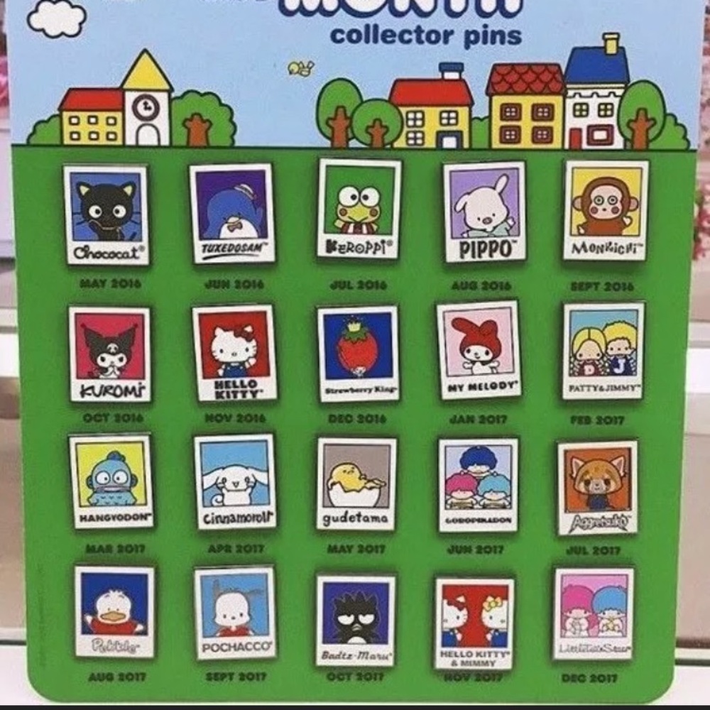 New Sanrio limited edition 32 pin set!